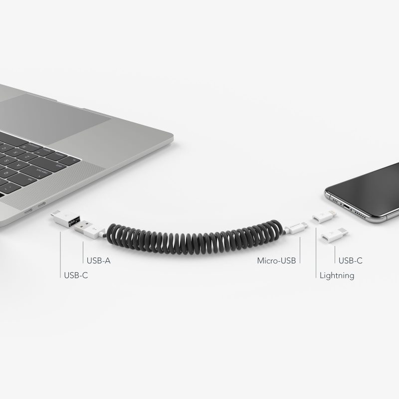 Allroundo ladekabel for mobiltelefoner