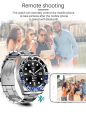 Multifunksjonell Bluetooth Mobiltelefon Smartklokke for menn
